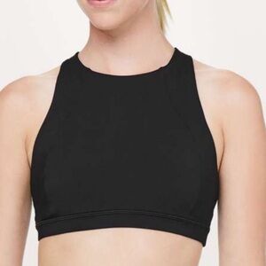 Lululemon Athletica Black Serene Sports Bra